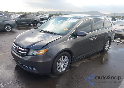 2016 Honda Odyssey Ex-L z USA, uszkodzony, nr VIN 5FNRL5H65GB004853